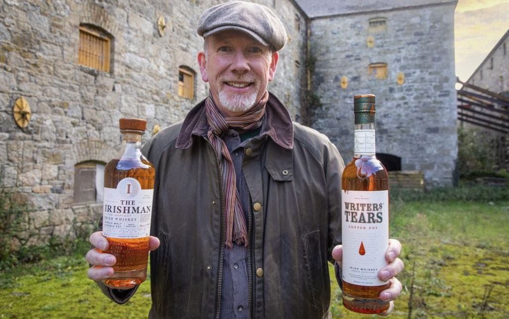 Writers Tears Irish whiskey bottle